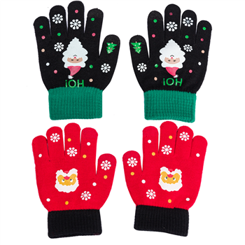 Children Christmas Winter Touchscreen Gloves
