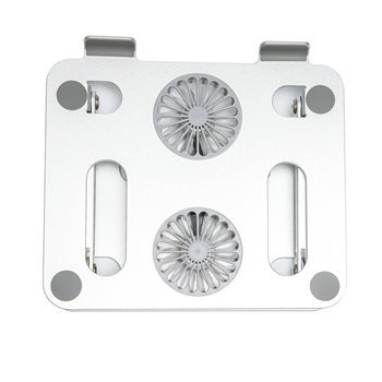 Aluminum Laptop Stand with Dual Cooling Fans