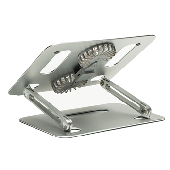 Aluminum Laptop Stand with Dual Cooling Fans