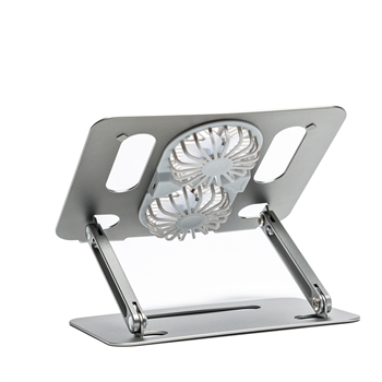 Aluminum Laptop Stand with Dual Cooling Fans
