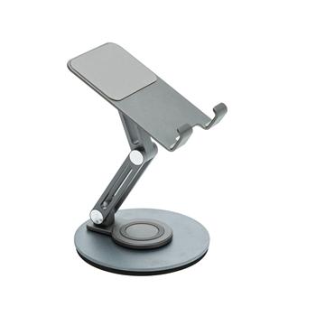 Adjustable Aluminum Phone Stand with Round Base
