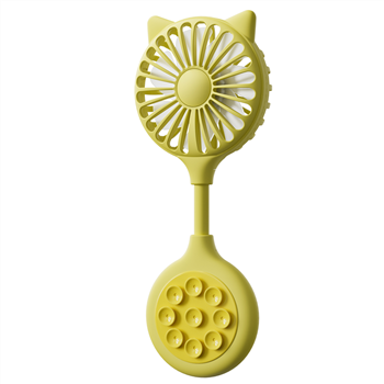 Rechargeable Mini Fan with Suction Cup Base