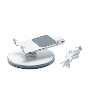 RGB LED Light-Up Adjustable Desktop Stand for Phone & Tablet