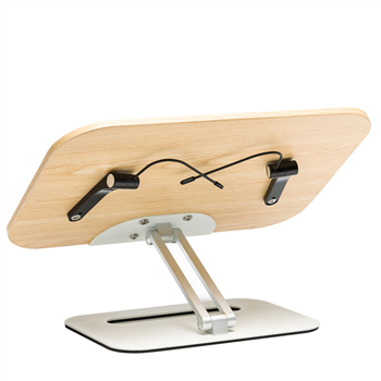 Adjustable Wood & Aluminum Laptop/Book Stand
