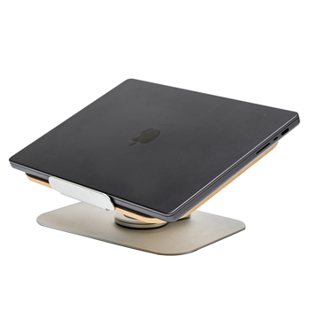 Swivel Adjustable Wood & Aluminum Book/Laptop Stand