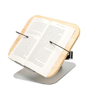 Swivel Adjustable Wood & Aluminum Book/Laptop Stand