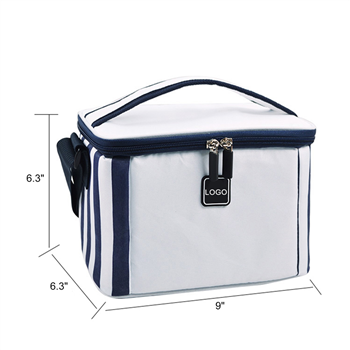 Stripe Insulated Cooler Bag