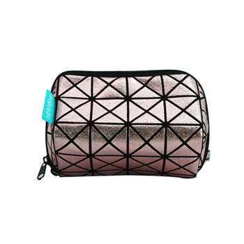 Geometric Pattern PU Cosmetic Bag
