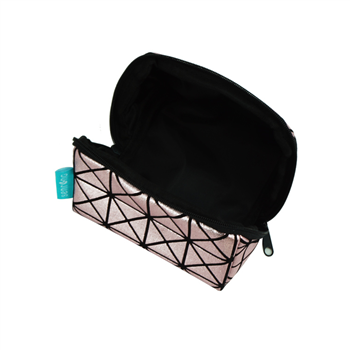 Geometric Pattern PU Cosmetic Bag