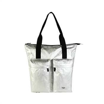 Tyvek Dual Pocket Tote Bag