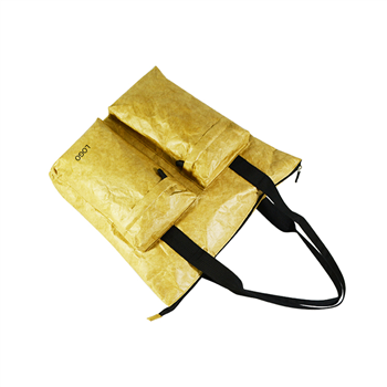 Tyvek Dual Pocket Tote Bag
