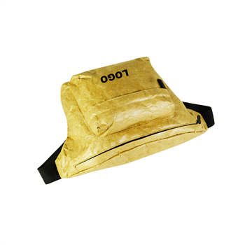Tyvek Fanny Pack with Dual Zippered Pockets