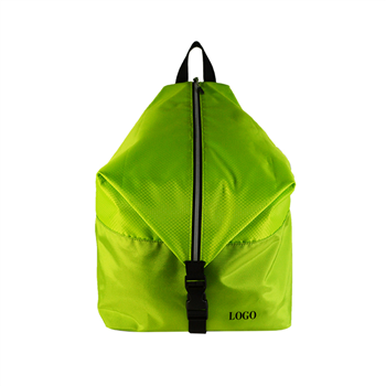 Triangular Zipper Nylon Backpack
