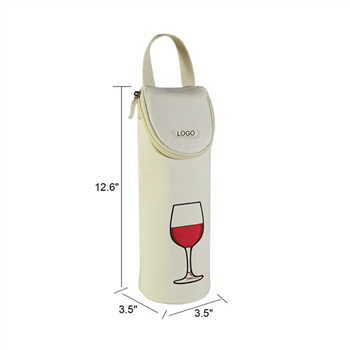 Single Bottle Insulated Wine Tote