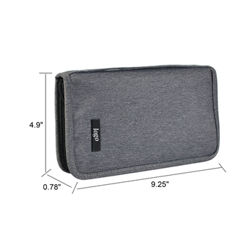Multi-Compartment Travel Document Organizer